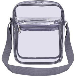 Clear Purse Bag for Stadium Events Clear Messenger Bag for Men and Women